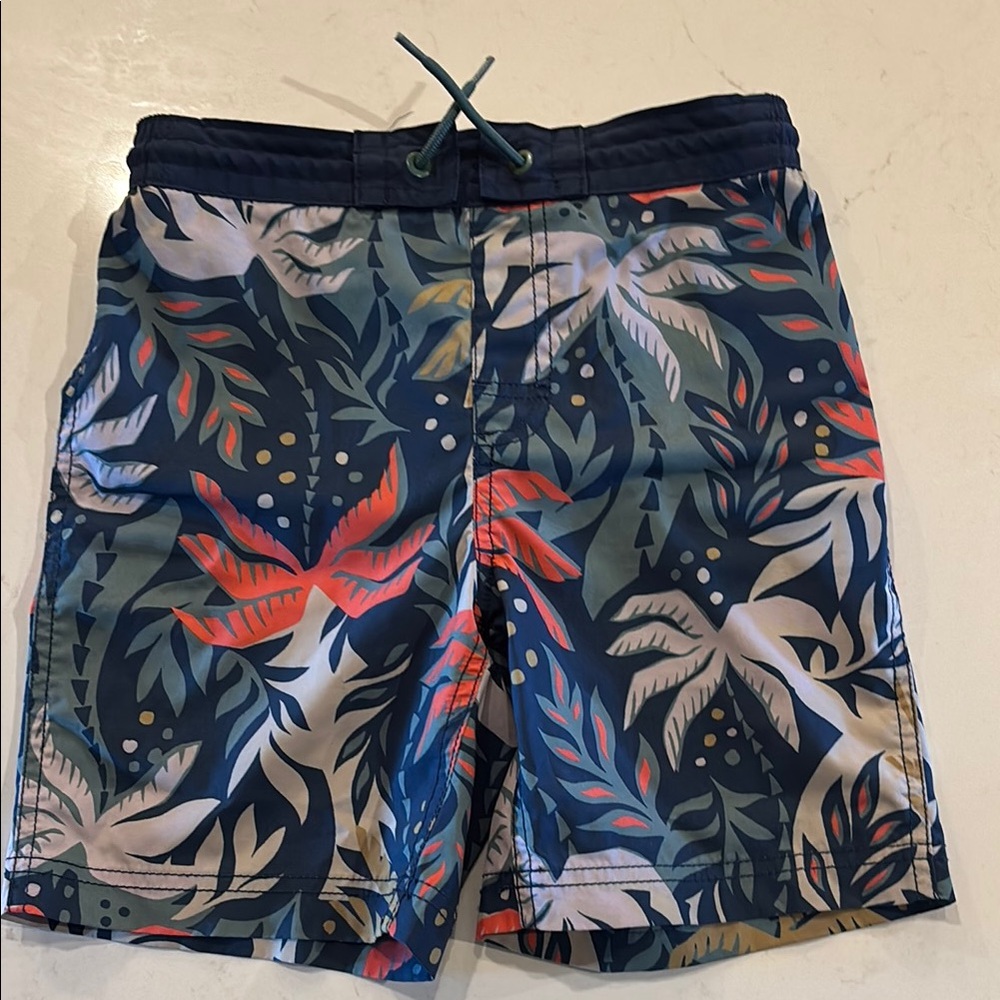 Old Navy Blue Tropical Patterned Shorts